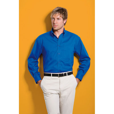Image of Kustom Kit Men's Long Sleeve Corporate Oxford Shirt