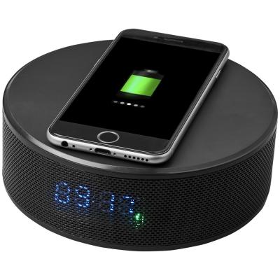 Image of Circle Wireless Charging Alarm Clock Speaker