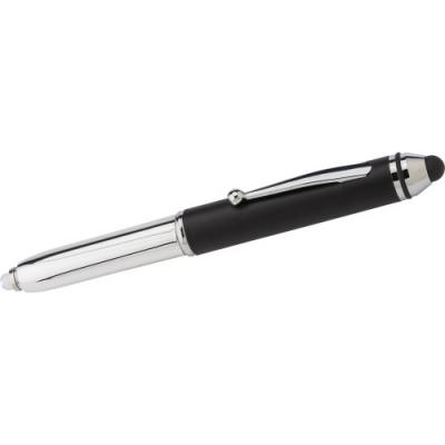 Image of Plastic ball pen with stylus and LED