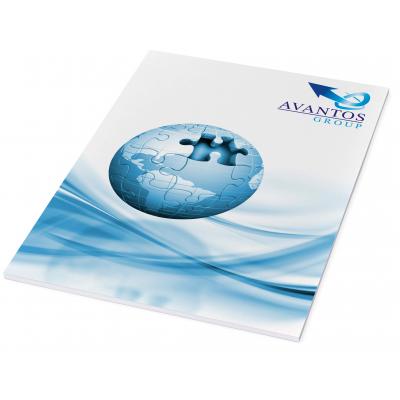 Image of Desk-Mate® A4 notepad wrap over cover - 25 pages